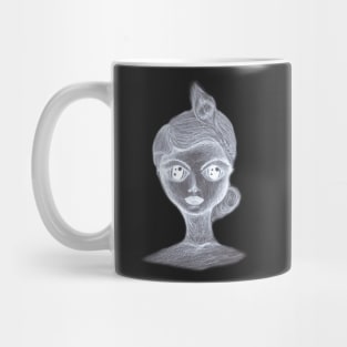 Ghost Girl Portrait Mug